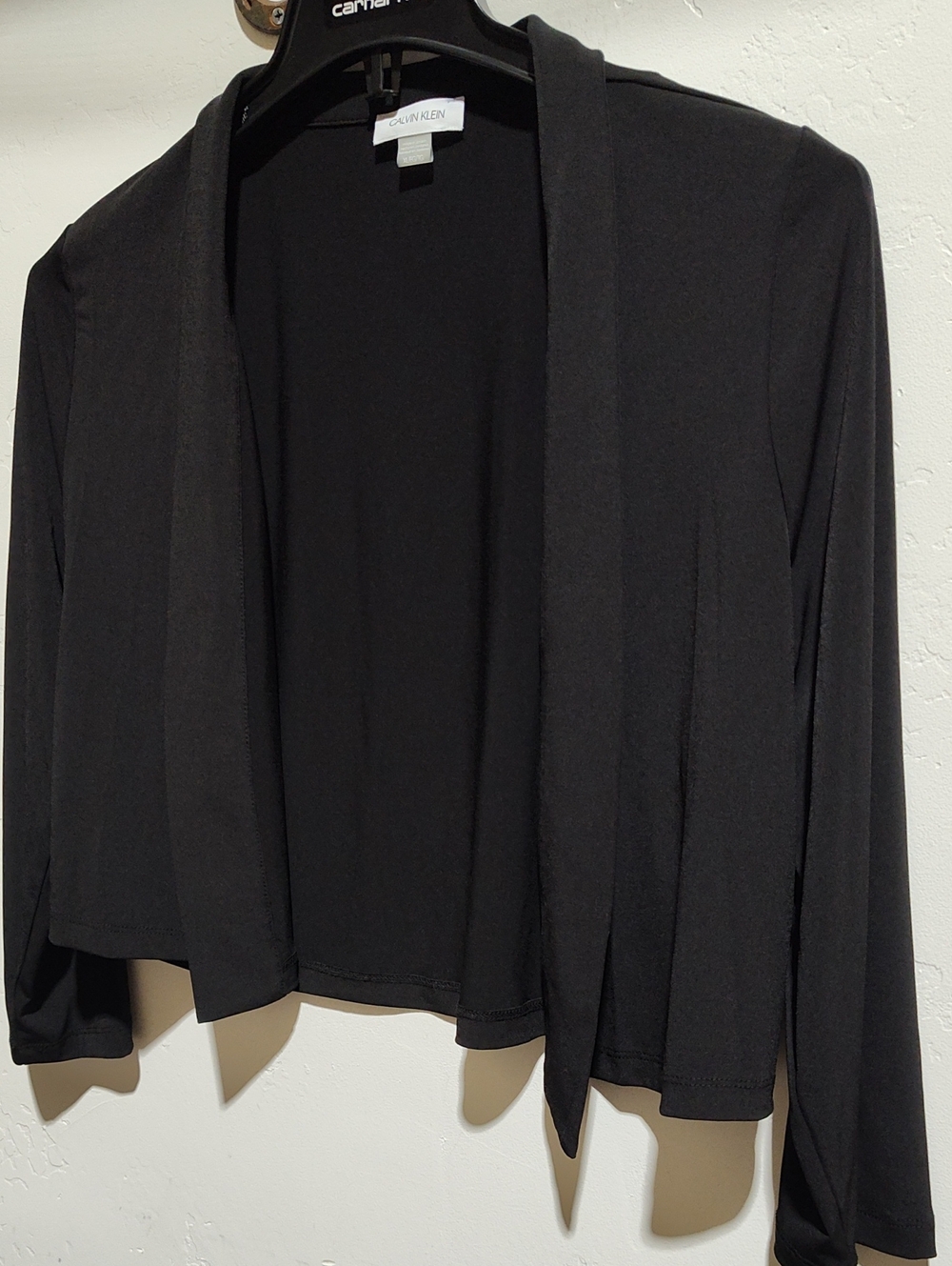 Calvin Klein Black Open-Front Women’s Bolero/Shrug,Nwt